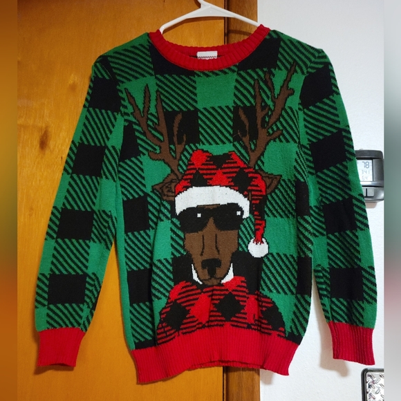 Boys Reindeer Sweater - Picture 1 of 3